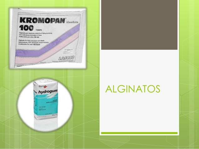 alginatos dentales
